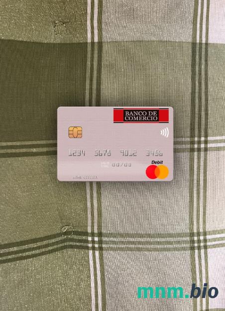 Peru Banco de Comercio wygląd zdjęcia mastercard skan PSD + zdjęcie